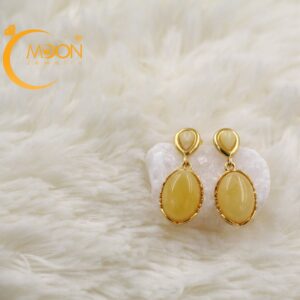 Bông tai hổ phách (BHP0008)