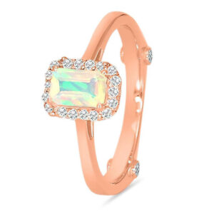 Nhẫn đá Opal (N0196)