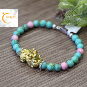 Lắc đá phối charm trẻ em