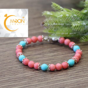 Lắc đá phối charm trẻ em