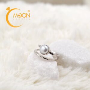 Nhẫn ngọc trai Freshwater M.J (N0011)