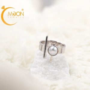 Nhẫn ngọc trai Freshwater M.J (N0012)