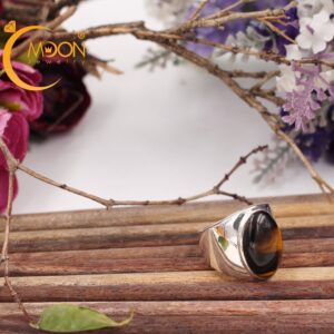 Nhẫn nam đính đá mắt hổ (N0098)