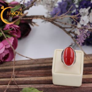 Nhẫn nam đính đá Carnelian (N0105)