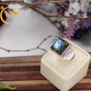 Nhẫn nam đính đá xà cừ (N0116)