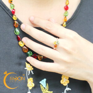 Nhẫn hổ phách (NHP0012)