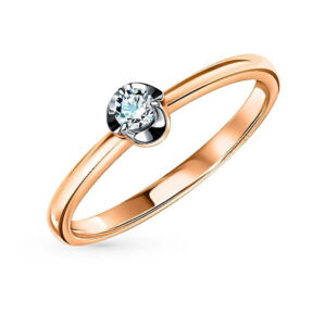 Nhẫn vàng 14K đính kim cương (V0064)