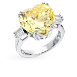 Nhẫn đính đá cubic zirconia (N0237)