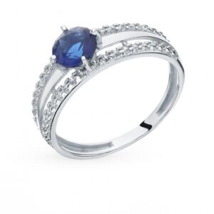 Nhẫn CZ blue (N0316)