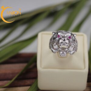 Nhẫn nam mặt hổ (N0143)
