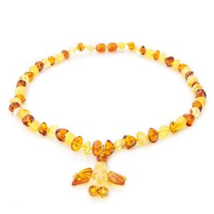 Dây Hổ Phách Mix Màu Baby Angel (DHP0017)