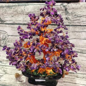 Cây tài lộc phong thuỷ đá Amethyst