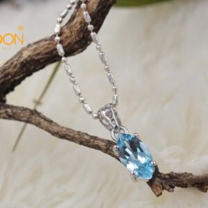 Mặt dây chuyền đá Topaz (M0082)