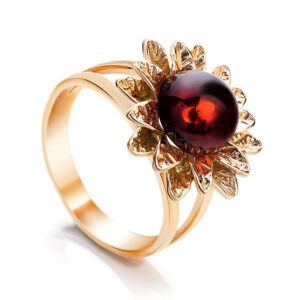 Nhẫn Hổ Phách Baltic Cherry (NHP0134)