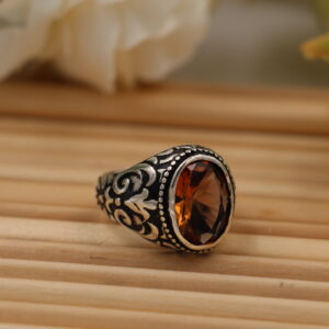 Nhẫn nam đính đá Zultanite - Turkish Handcrafted (N0352)