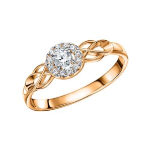 Nhẫn Vàng 14K đính đá Fianite (V0078)