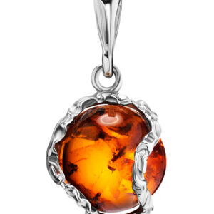 Mặt Dây Chuyền Hổ Phách Baltic Cognac (MHP0075)