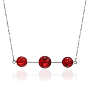 Dây Hổ Phách Baltic Đỏ Tươi (DHP0035)