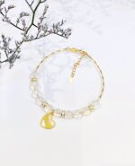 Vòng Đá Thiết Kế Phối Charm Trái Tim (Gold Vermeil) - Ảnh 2