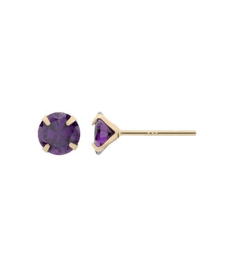 post-earrings-violet