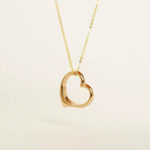 Mặt Dây Chuyền Vàng 14K Hình Trái Tim (Heart Ring pendant)