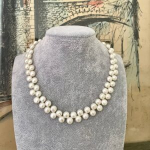 Chuỗi Ngọc Trai Nước Ngọt Cách Điệu Xen Kẽ  (DNT0088)