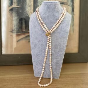 Chuỗi ngọc trai nước ngọt khoá vương miện (DNT0087)