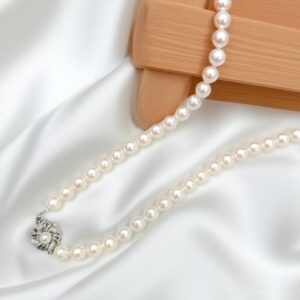 Chuỗi ngọc trai nước mặn Akoya phớt hồng (DNT0107)