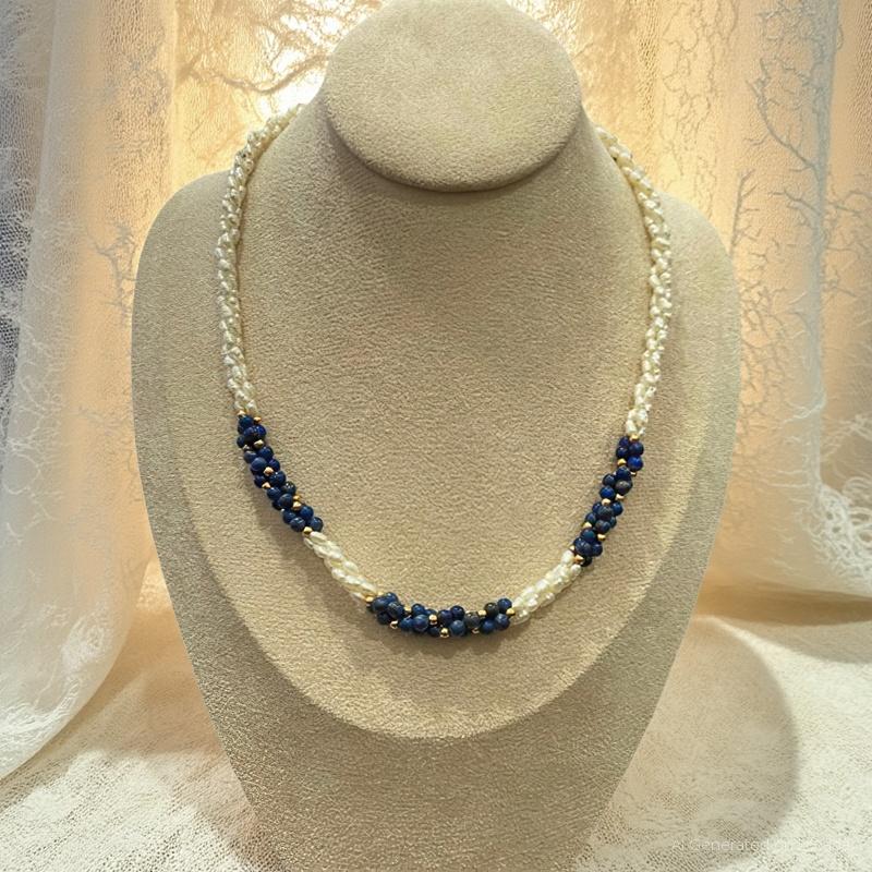 DNT0086-2 Chuỗi Ngọc Trai Nước Ngọt Thiết Kế Độc Nhất (DNT0086) - Ảnh 1