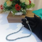 Chuỗi Ngọc Trai Nước Mặn Akoya Nhật Bản Ánh Xanh (DNT0131) - Ảnh 4
