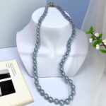 Chuỗi Ngọc Trai Nước Mặn Akoya Nhật Bản Ánh Xanh (DNT0131) - Ảnh 3