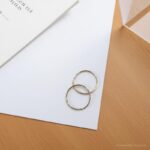 Khuyên tai tròn vàng 14KY (Endless Hoop Earrings) - Ảnh 4