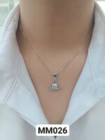 Set Dây Chuyền Đính Moissanite - Round Cut (MM026) - Ảnh 2