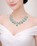 Vòng Cổ Ngọc Lục Bảo Emerald thiên nhiên (M0299) - Ảnh 2