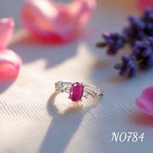 Nhẫn Free Size Đính Đá Ruby thiên nhiên (N0784)