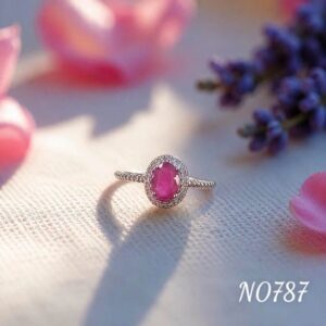 Nhẫn Free Size Đính Đá Ruby thiên nhiên (N0787)