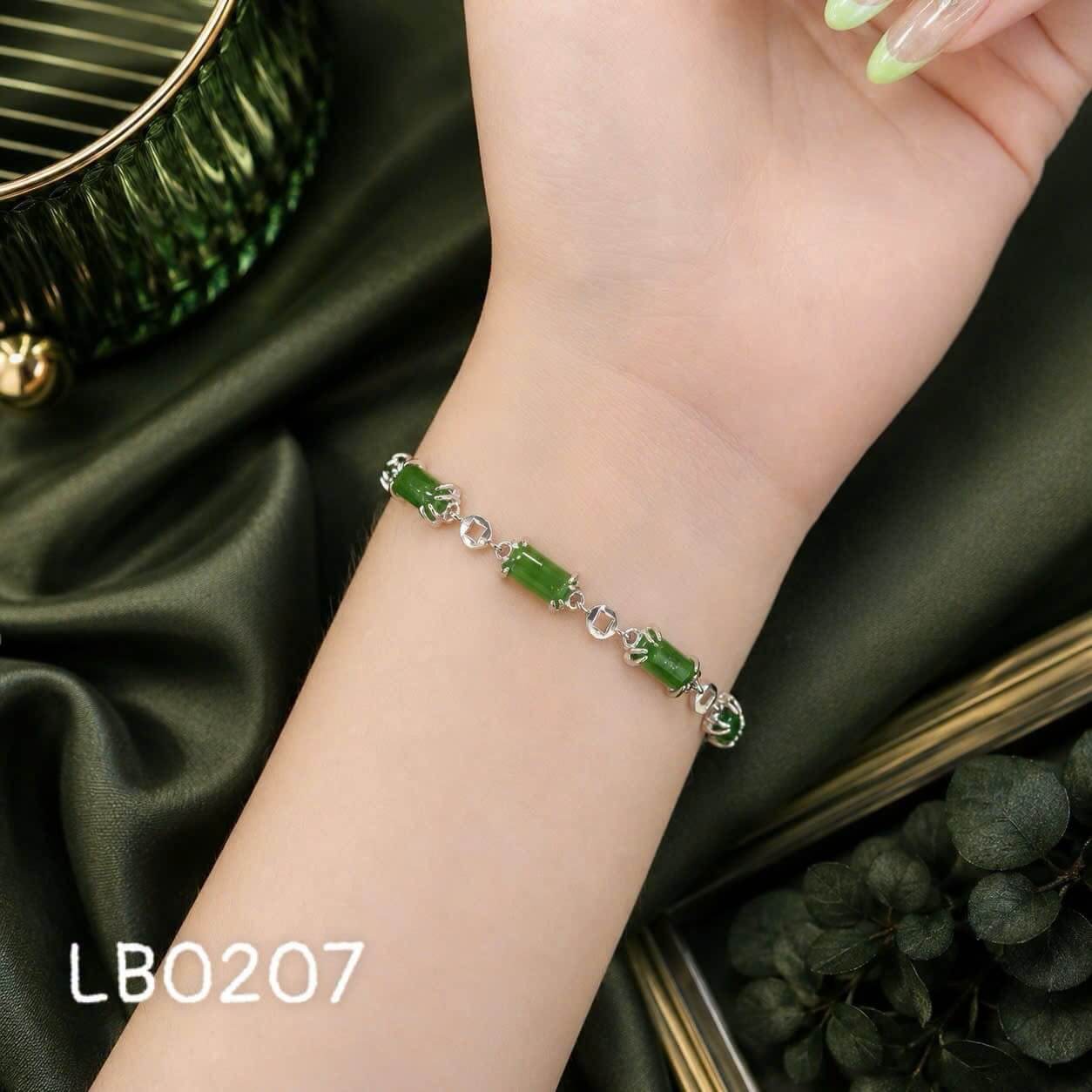 LB0207 Lắc Tay Ngọc Bích Canada (LB0207) - Ảnh 1